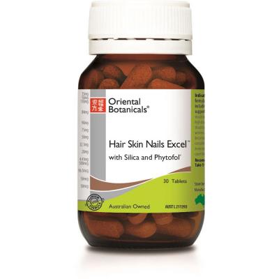 Oriental Botanicals Hair Skin Nails Excel 30t